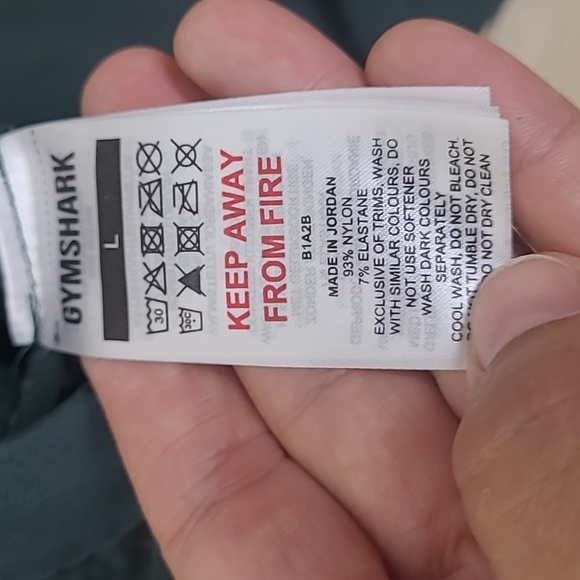 Gymshark Vital Seamless Leggings -  Green  Size Large - Picture 5 of 6